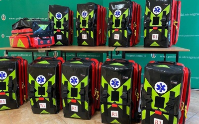 Diakonia zakupiła plecaki medyczne dla Straży Granicznej